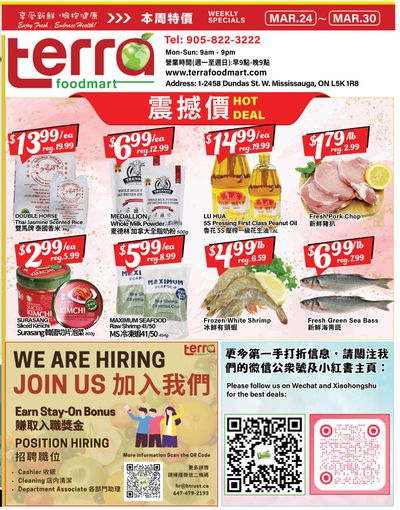 Terra Foodmart Flyer March 24 to 30