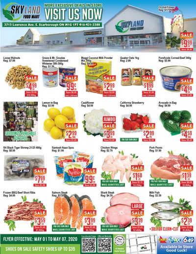 Skyland Food Mart Flyer May 1 to 7