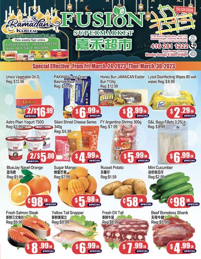 Fusion Supermarket Flyer March 24 to 30