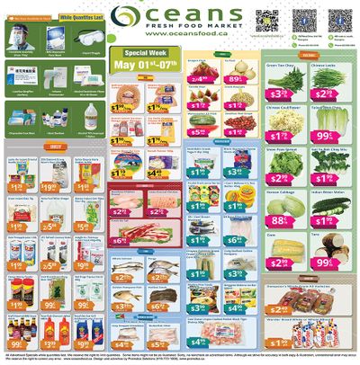 Oceans Fresh Food Market (Brampton) Flyer May 1 to 7