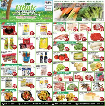 Ethnic Supermarket (Milton) Flyer March 24 to 30