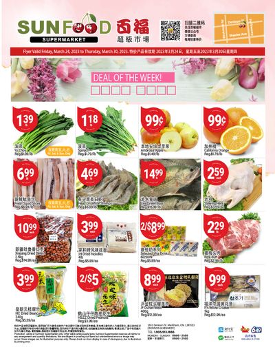 Sunfood Supermarket Flyer March 24 to 30