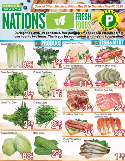 Nations Fresh Foods (Hamilton) Flyer May 1 to 7