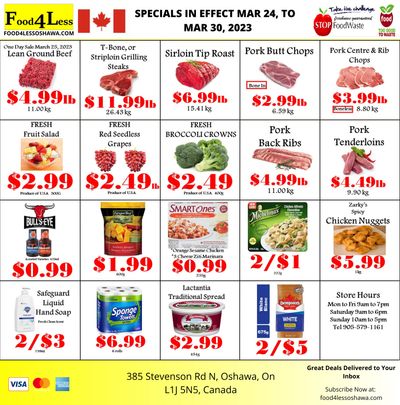 Food 4 Less (Oshawa) Flyer March 24 to 30