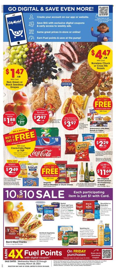 City Market (CO, UT, WY) Weekly Ad Flyer Specials March 22 to March 28, 2023