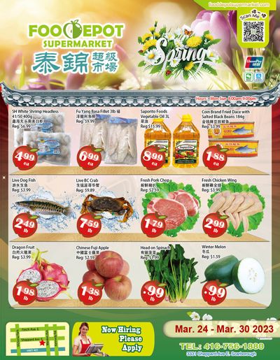 Food Depot Supermarket Flyer March 24 to 30