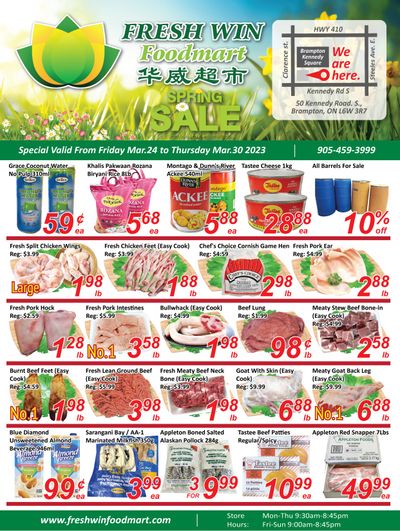 Fresh Win Foodmart Flyer March 24 to 30