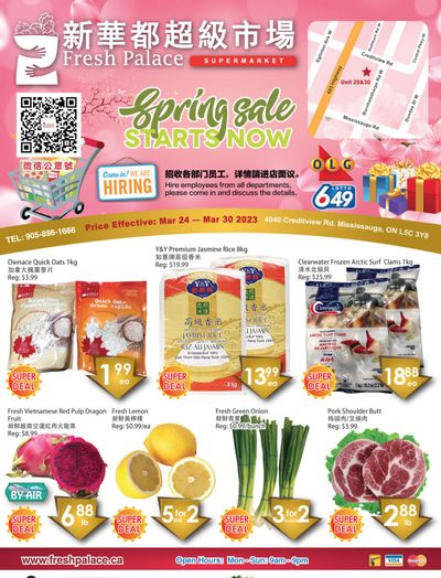 Fresh Palace Supermarket Flyer March 24 to 30