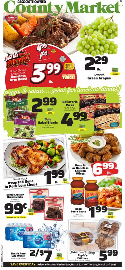 County Market (IL, IN, MO) Weekly Ad Flyer Specials March 22 to March 28, 2023
