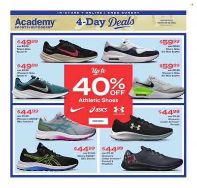 Academy Sports + Outdoors Weekly Ad Flyer Specials March 23 to March 26, 2023