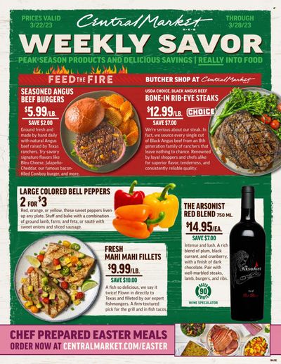 Central Market (TX) Weekly Ad Flyer Specials March 22 to March 28, 2023