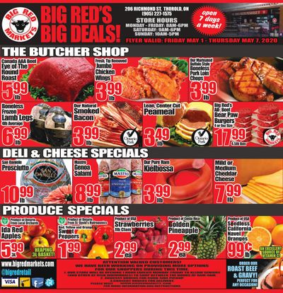Big Red Markets Flyer May 1 to 7