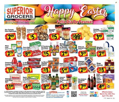 Superior Grocers (CA) Weekly Ad Flyer Specials March 21 to April 17, 2023