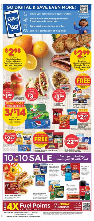 Dillons (KS) Weekly Ad Flyer Specials March 22 to March 28, 2023