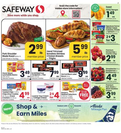 Safeway (AK) Weekly Ad Flyer Specials March 22 to March 28, 2023