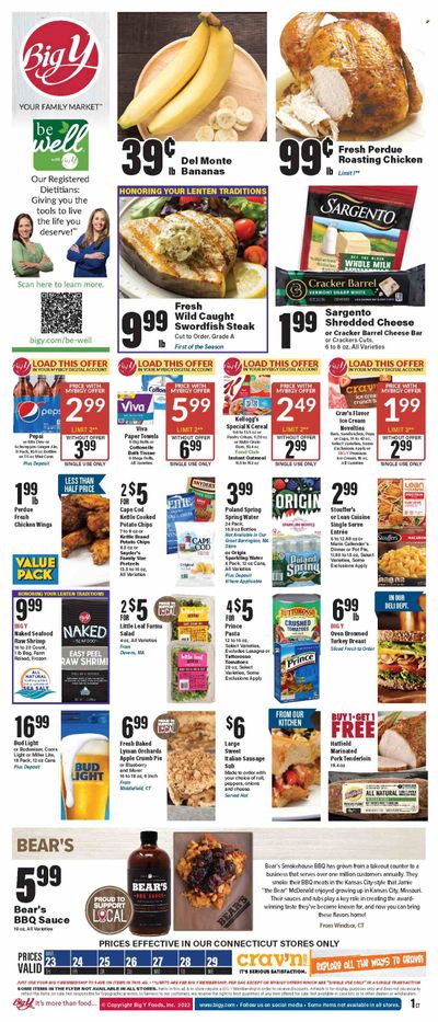 Big Y (CT) Weekly Ad Flyer Specials March 23 to March 29, 2023