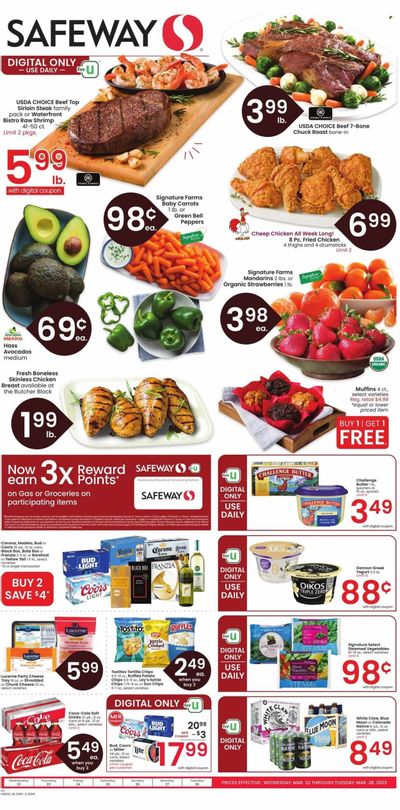 Safeway (CO) Weekly Ad Flyer Specials March 22 to March 28, 2023