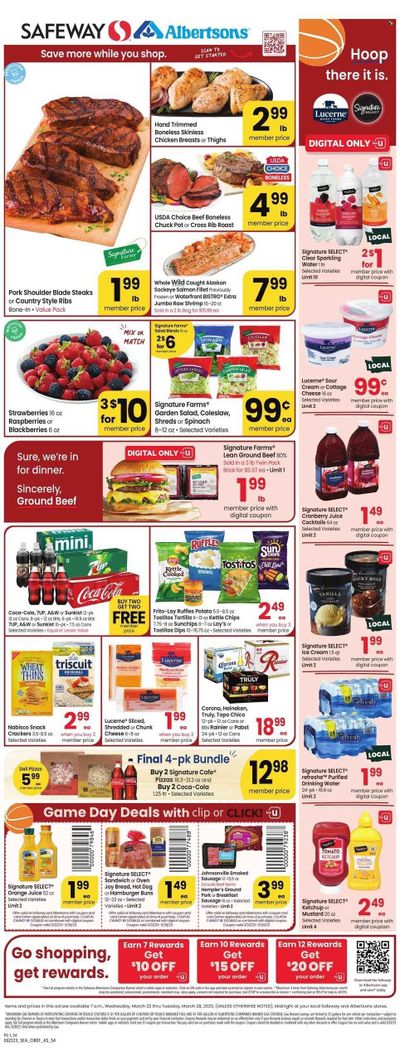 Safeway (ID) Weekly Ad Flyer Specials March 22 to March 28, 2023