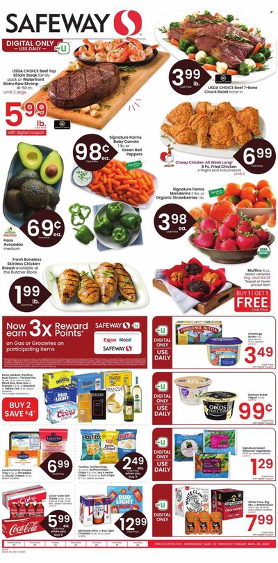 Safeway (MT) Weekly Ad Flyer Specials March 22 to March 28, 2023