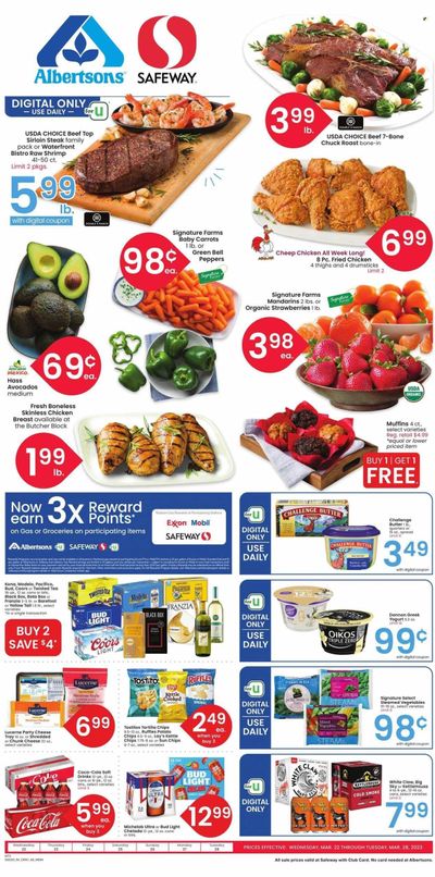 Safeway (MT) Weekly Ad Flyer Specials March 22 to March 28, 2023
