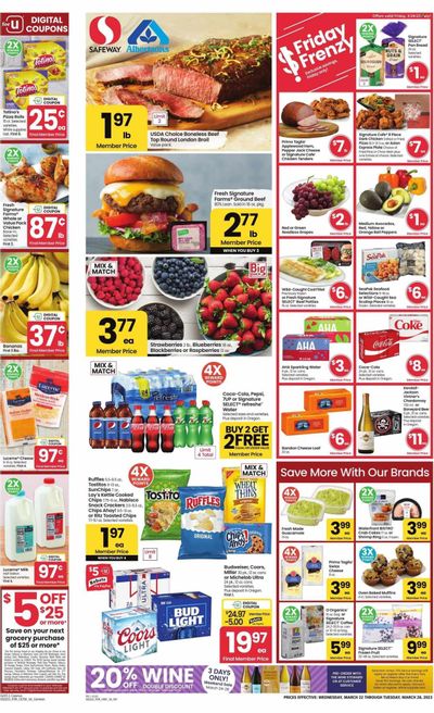 Safeway (OR, WA) Weekly Ad Flyer Specials March 22 to March 28, 2023