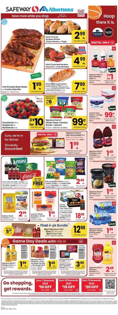 Safeway (WA) Weekly Ad Flyer Specials March 22 to March 28, 2023