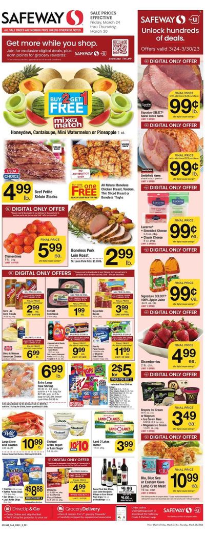 Safeway (DC) Weekly Ad Flyer Specials March 24 to March 30, 2023