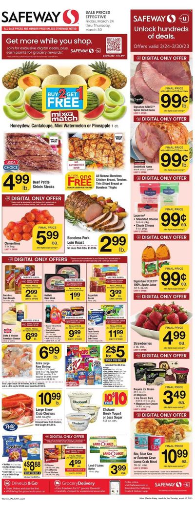 Safeway (MD) Weekly Ad Flyer Specials March 24 to March 30, 2023