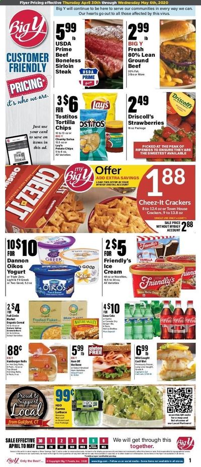 Big Y Weekly Ad & Flyer April 30 to May 6