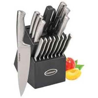 Cuisinart Stainless Steel 21-Piece Knife Block Set On Sale for $ 79.99 ( Save $ 240.00 ) at Best Buy Canada