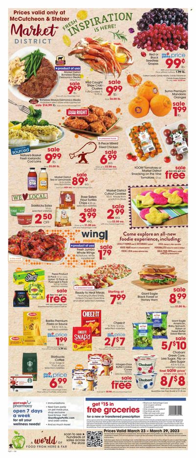 Giant Eagle (OH) Weekly Ad Flyer Specials March 23 to March 29, 2023