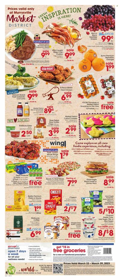 Giant Eagle (PA) Weekly Ad Flyer Specials March 23 to March 29, 2023