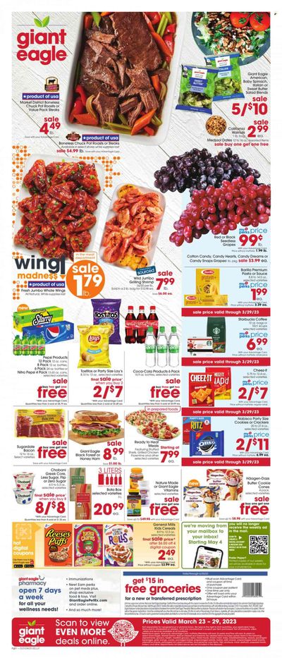 Giant Eagle (PA) Weekly Ad Flyer Specials March 23 to March 29, 2023
