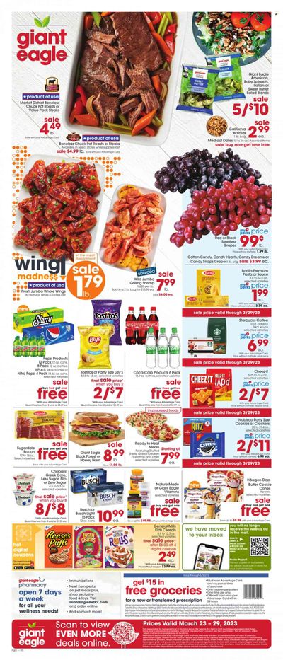 Giant Eagle (PA) Weekly Ad Flyer Specials March 23 to March 29, 2023