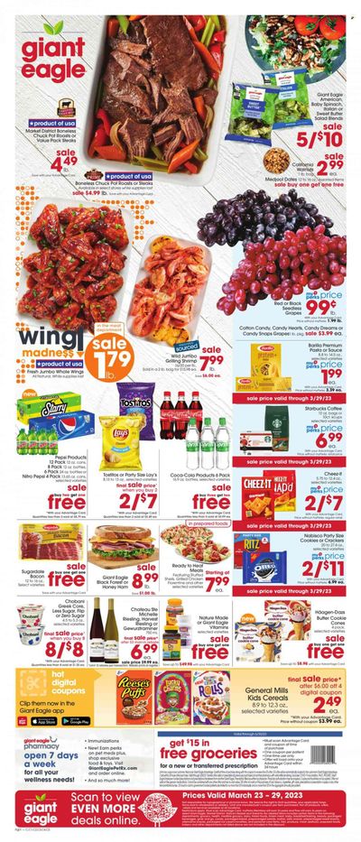 Giant Eagle (OH) Weekly Ad Flyer Specials March 23 to March 29, 2023