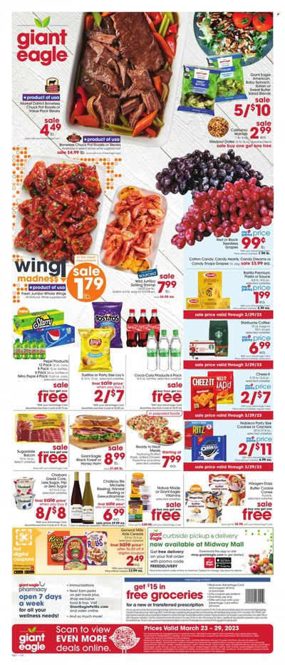 Giant Eagle (OH) Weekly Ad Flyer Specials March 23 to March 29, 2023
