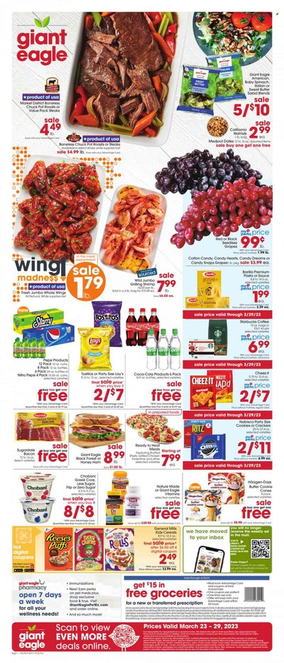 Giant Eagle (PA) Weekly Ad Flyer Specials March 23 to March 29, 2023