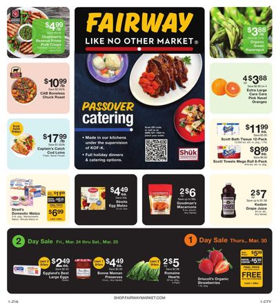 Fairway Market (CT, NJ, NY) Weekly Ad Flyer Specials March 24 to March 30, 2023