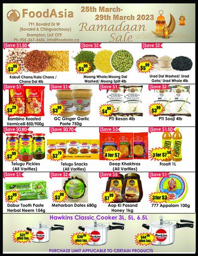 FoodAsia Flyer March 25 to 29
