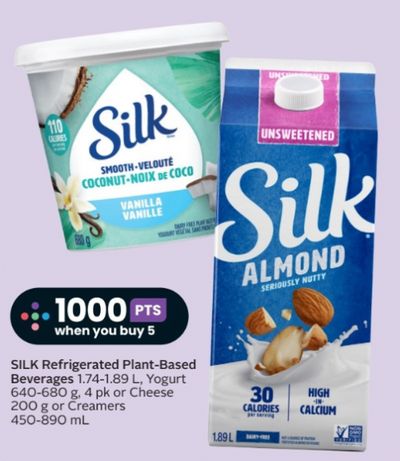 Sobeys Ontario: Get 1,000 Scene + Points When You Purchase 5 Silk Products This Week!