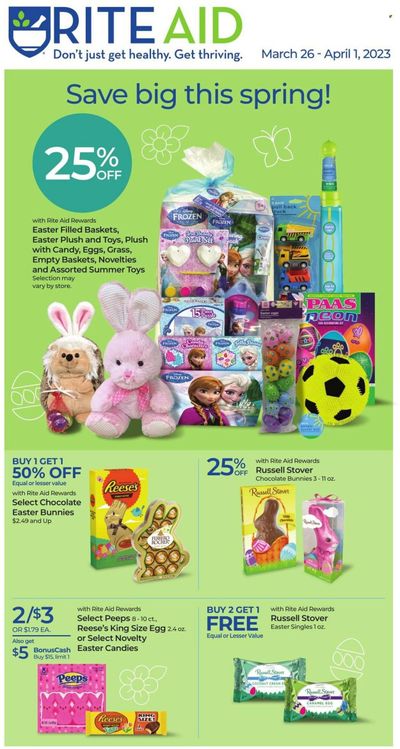 RITE AID Weekly Ad Flyer Specials March 26 to April 1, 2023