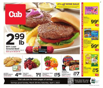 Cub Foods (MN) Weekly Ad Flyer Specials March 26 to April 1, 2023