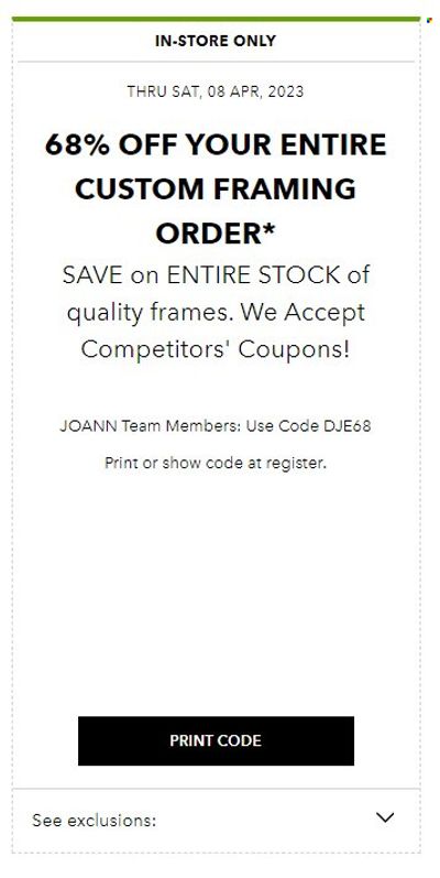 JOANN Weekly Ad Flyer Specials March 24 to April 8, 2023