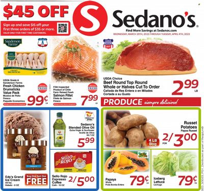 Sedano's (FL) Weekly Ad Flyer Specials March 22 to March 28, 2023