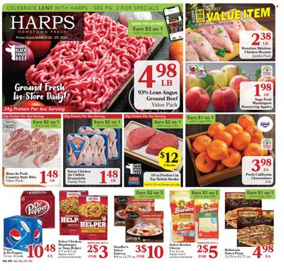 Harps Hometown Fresh (AR, KS, MO, OK) Weekly Ad Flyer Specials March 22 to March 28, 2023
