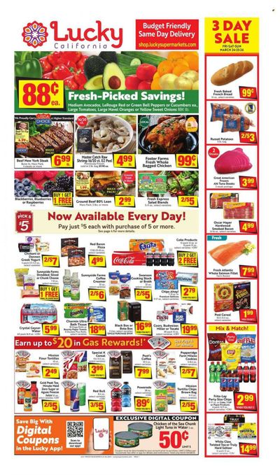 Lucky California Weekly Ad Flyer Specials March 22 to March 28, 2023