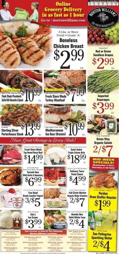 Morton Williams (NY) Weekly Ad Flyer Specials March 24 to March 30, 2023
