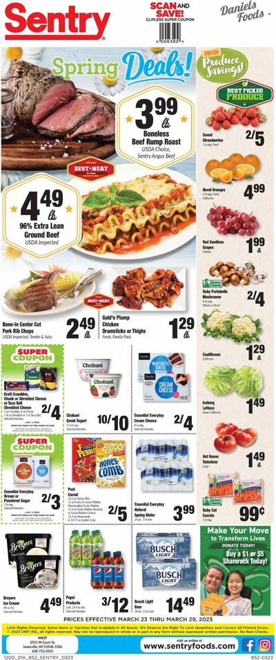 Sentry Foods (WI) Weekly Ad Flyer Specials March 23 to March 29, 2023