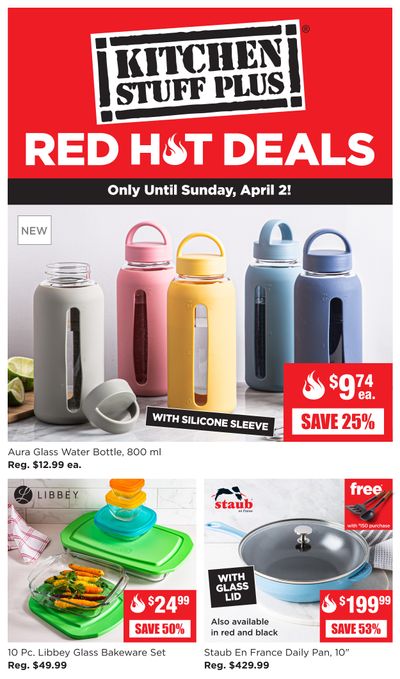 Kitchen Stuff Plus Red Hot Deals Flyer March 27 to April 2