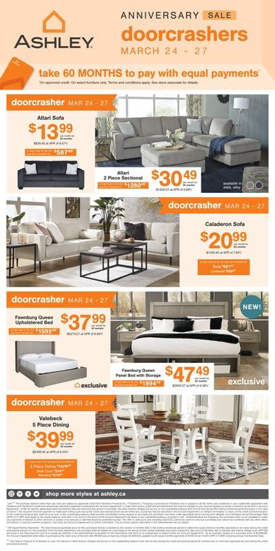 Ashley HomeStore Flyer March 24 to 27